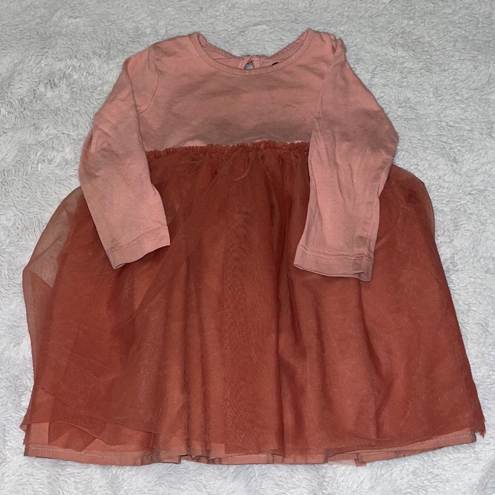 (2 for $10) Rise little earthling pink 12-18 month month girls dress
